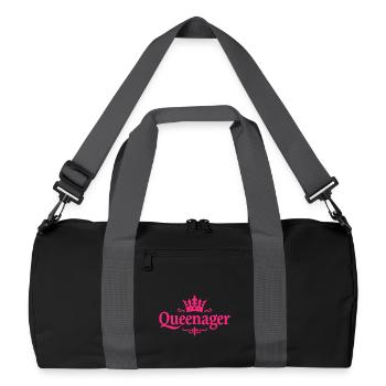 Queenager Krone für stolze junggebliebene Frauen - Sac de sport recyclé - noir/gris graphite - Devant