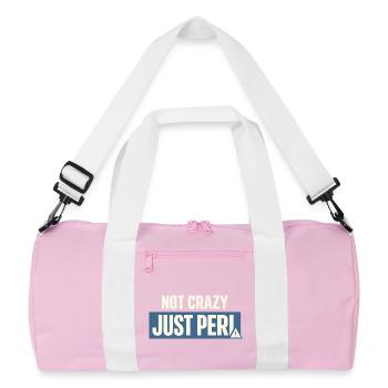 Perimenopause Humor Perimenopause - Recycelte Duffel Bag - Rosa/Weiß - Vorne