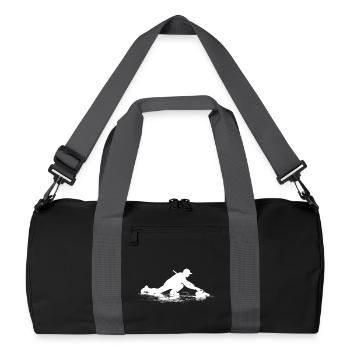 Joueurs de curling Sports d’hiver Curling - Sac de sport recyclé - noir/gris graphite - Devant