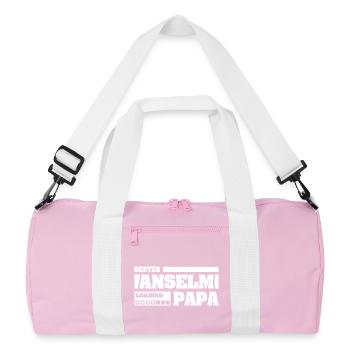 Anselm as birth - Recycled Duffel Bag - pink/white - Front