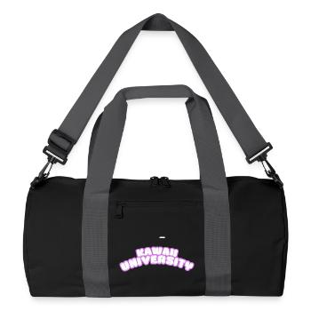 Kawaii University - Recycled Duffel Bag - black/graphite grey - Front