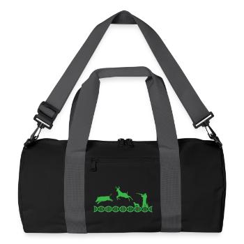 Hunter Hunt DNA | Color changeable - Recycled Duffel Bag - black/graphite grey - Front