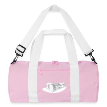 PARTHENON ATHENS - Recycled Duffel Bag - pink/white - Front