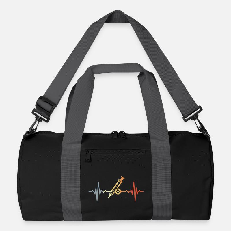 Tiermedizin Spritze EKG Recycelte Duffel Bag