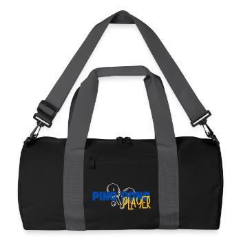 Ping Pong Player - Sac de sport recyclé - noir/gris graphite - Devant