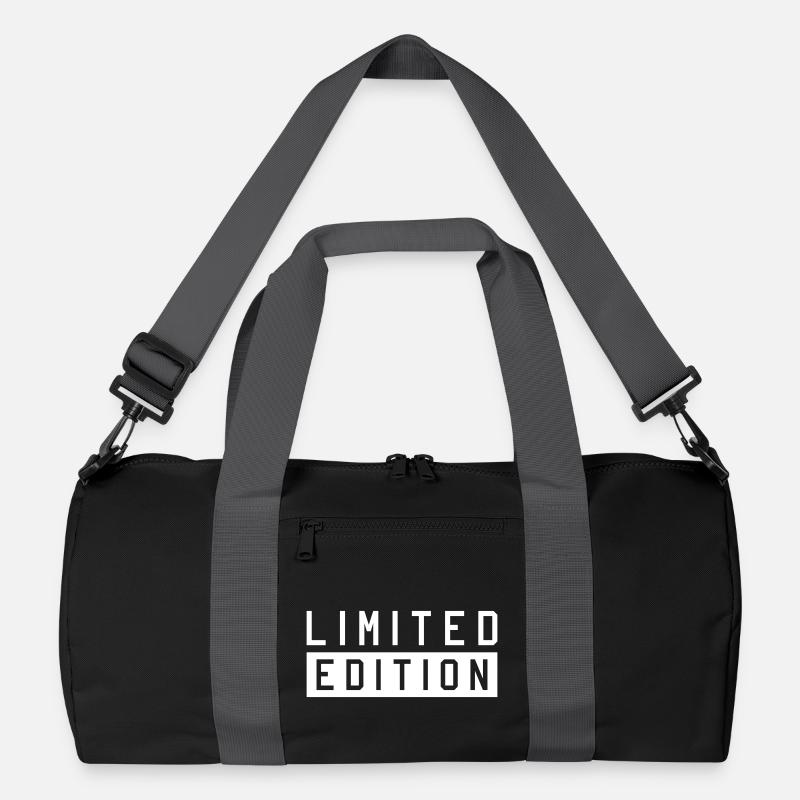 Limited Edition - Recycelte Duffel Bag - Schwarz/Graphitgrau