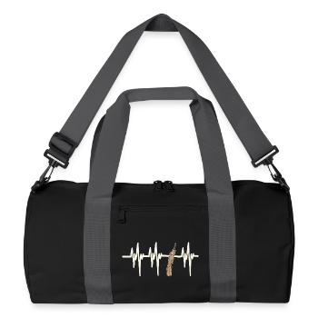 Battements de cœur Fallas de Valencia Trueno - Sac de sport recyclé - noir/gris graphite - Devant
