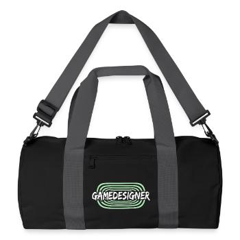 Game designer as a work colleague - Recycled Duffel Bag - black/graphite grey - Front