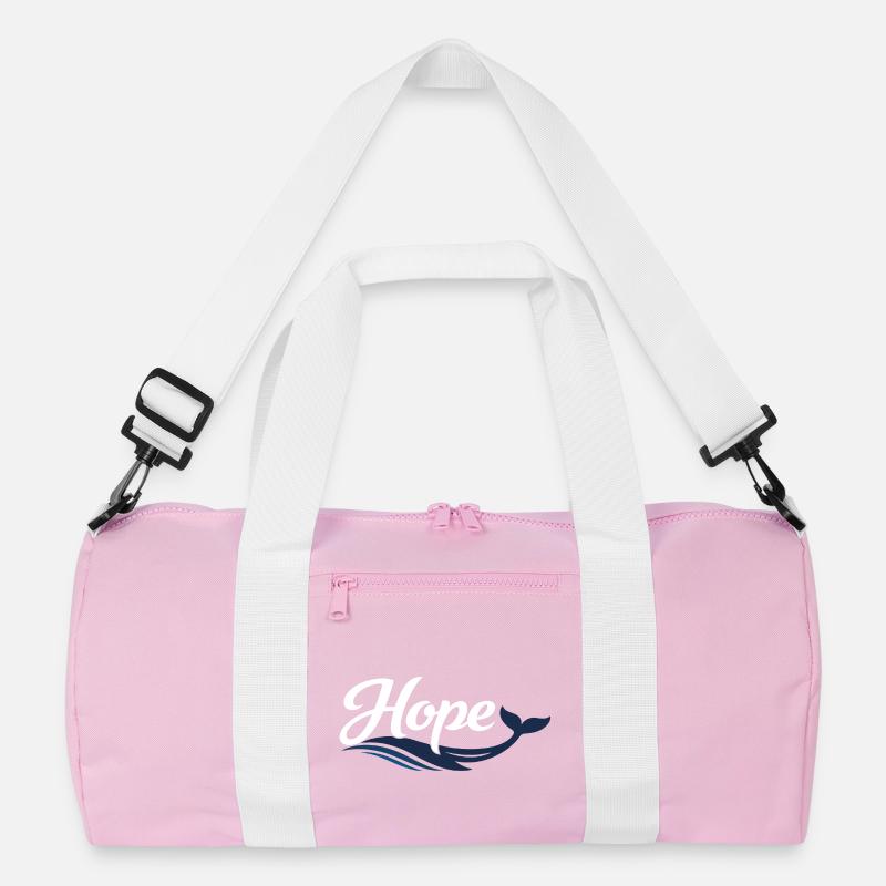 Hope Wal -Typografie Recycelte Duffel Bag