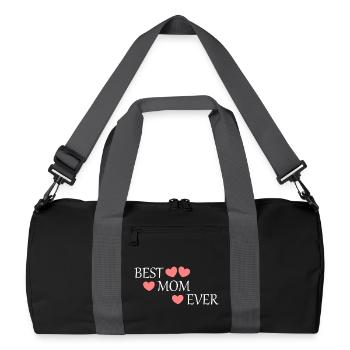 Mother's Day Gift Mother's Day Gift Idea - Recycled Duffel Bag - black/graphite grey - Front
