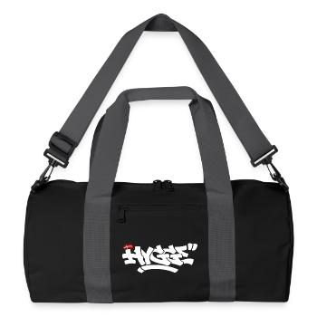 Hygge - Sac de sport recyclé - noir/gris graphite - Devant
