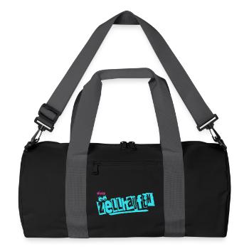 Zellhaufen Woman - Recycelte Duffel Bag - Schwarz/Graphitgrau - Vorne