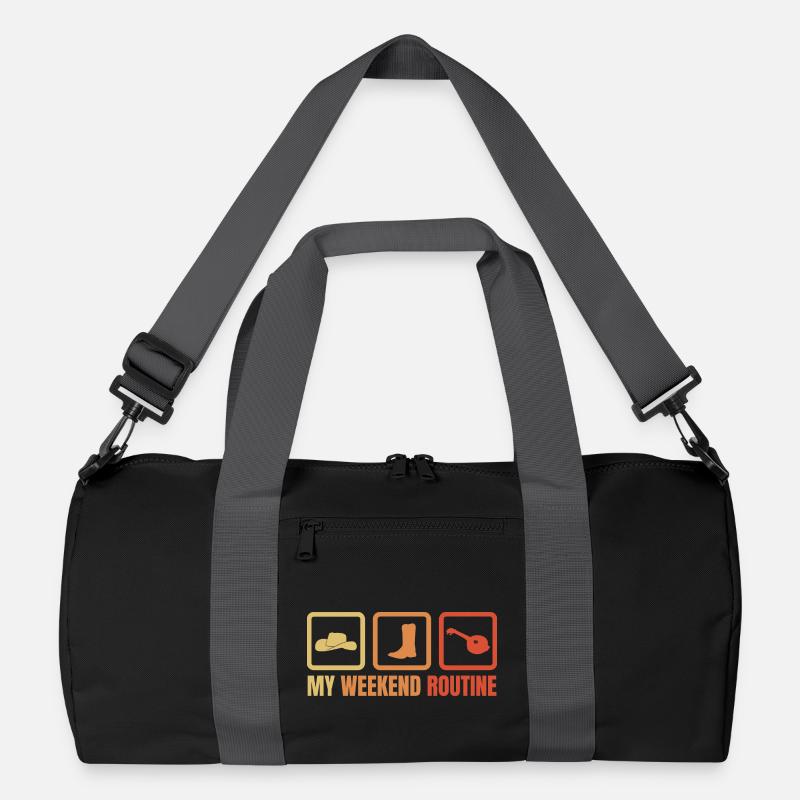 My Weekend Routine Recycled Duffel Bag
