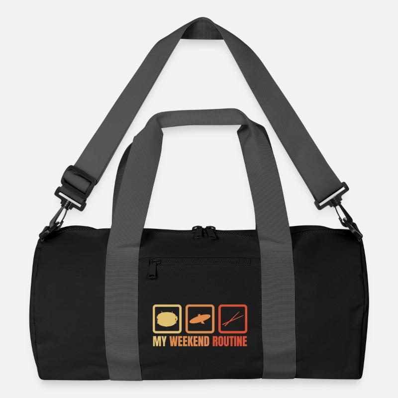 My weekend routine Recycled Duffel Bag