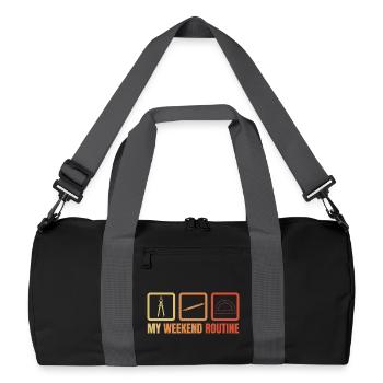 Architecture Weekend - Recycled Duffel Bag - black/graphite grey - Front