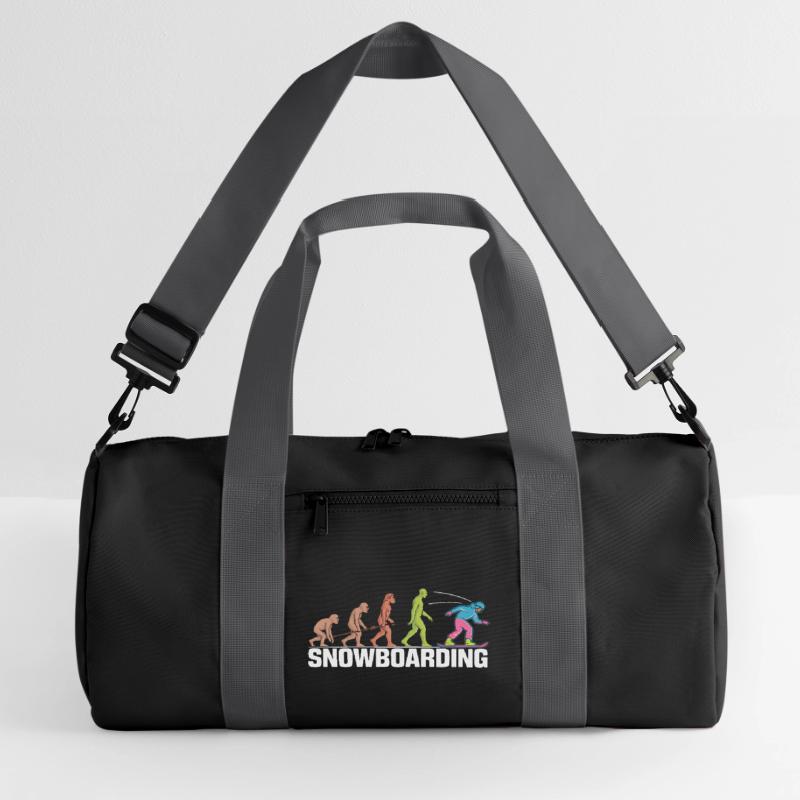 Die Evolution des Snowboard-Designs Recycelte Duffel Bag