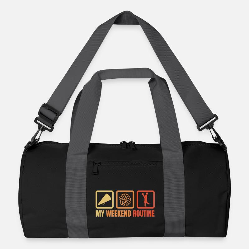 Cheerleader Weekend Routine Recycled Duffel Bag