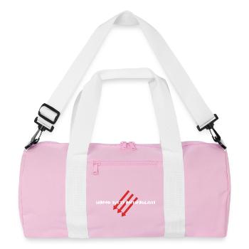 Siamo Tutti Antifascisti | Déclaration politique - Sac de sport recyclé - rose/blanc - Devant
