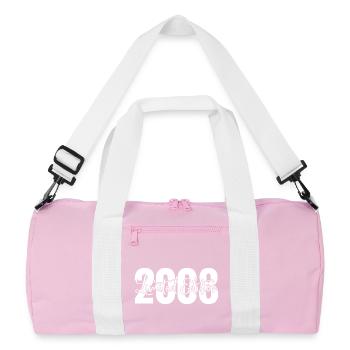 Limited edition 2008 - Recycelte Duffel Bag - Rosa/Weiß - Vorne