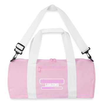 Führerschein 2026 Fahrprüfung Führerscheinprüfung - Recycelte Duffel Bag - Rosa/Weiß - Vorne