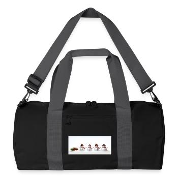 Snowman - Recycled Duffel Bag - black/graphite grey - Front