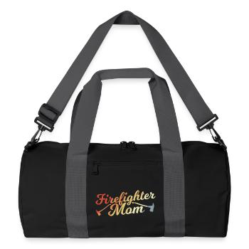 Fire Brigade Mother - Recycled Duffel Bag - black/graphite grey - Front