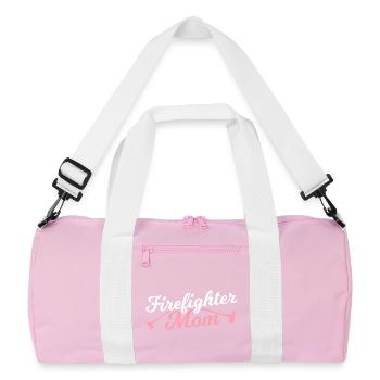 Fire Brigade Mom - Recycled Duffel Bag - pink/white - Front