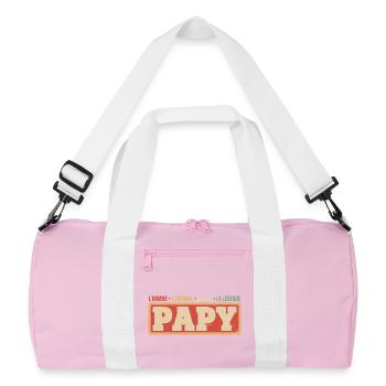 Vintage Papi Grand-Père Original Papy - Sac de sport recyclé - rose/blanc - Devant