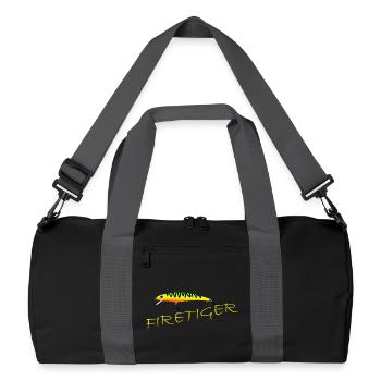 Tigre de feu - Sac de sport recyclé - noir/gris graphite - Devant