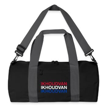 I LOVE PAYS-BAS Drapeau des Pays-Bas - Sac de sport recyclé - noir/gris graphite - Devant