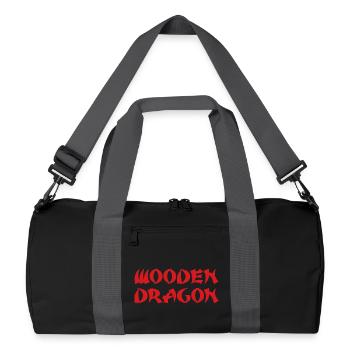 Year of the Wooden Kite 2024 China - Recycled Duffel Bag - black/graphite grey - Front