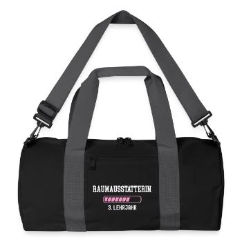 Interior decorator apprenticeship 3 year of decoration apprenticeship - Recycled Duffel Bag - black/graphite grey - Front