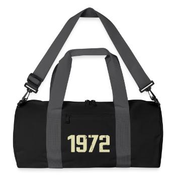 Jubilee 1972 - Recycled Duffel Bag - black/graphite grey - Front