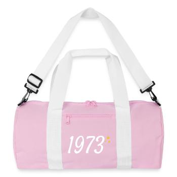 1973 - Recycled Duffel Bag - pink/white - Front