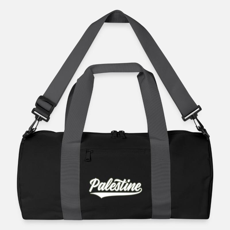 Palestine Baseball-style olivegreen-white Recycelte Duffel Bag