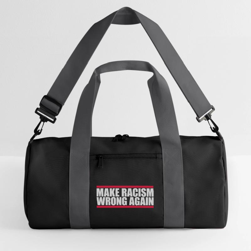 make racism wrong again Recycelte Duffel Bag