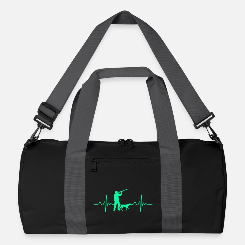 Herzschlag Jäger Jagd Recycelte Duffel Bag
