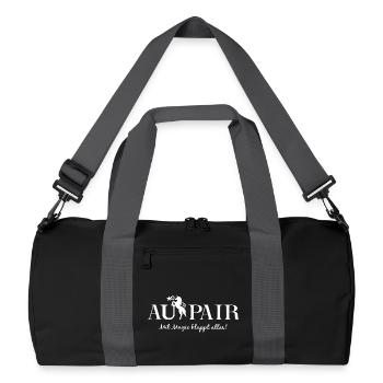 Au Pair Année à l’étranger Adieu Baby-sitter Aupair - Sac de sport recyclé - noir/gris graphite - Devant