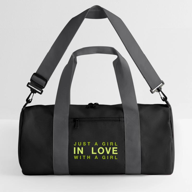 Nur ein Mädchen, das in ein Mädchen verliebt ist Recycelte Duffel Bag