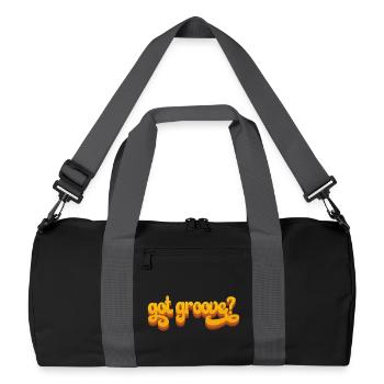 Vintage Funk Soul Music Got Groove? Retro 60s 70e - Recycled Duffel Bag - black/graphite grey - Front