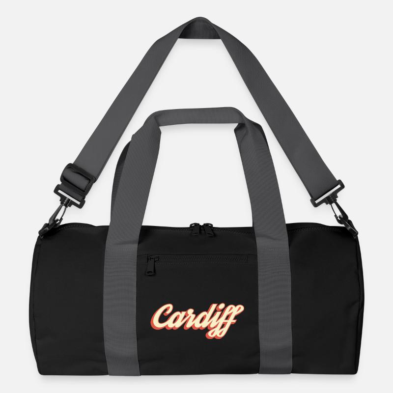 Cardiff Retro Script Logo Recycelte Duffel Bag