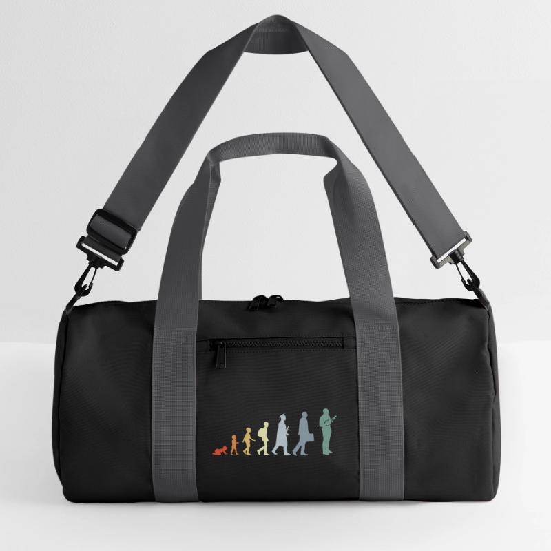 Vintage Ukulélé Evolution Sac de sport recyclé