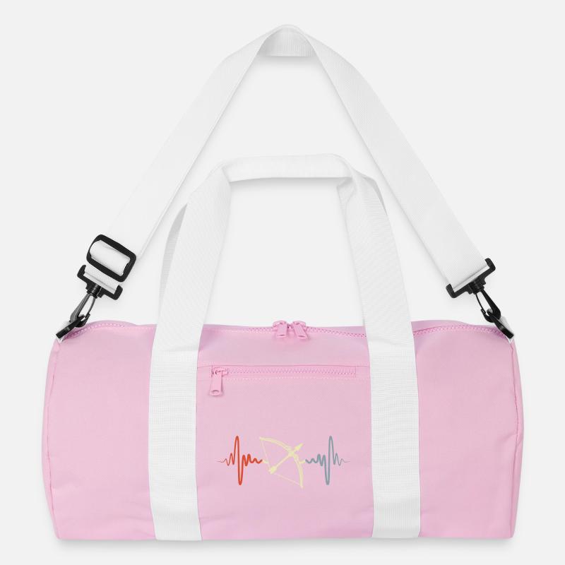 Bogen Herzschlag Recycelte Duffel Bag