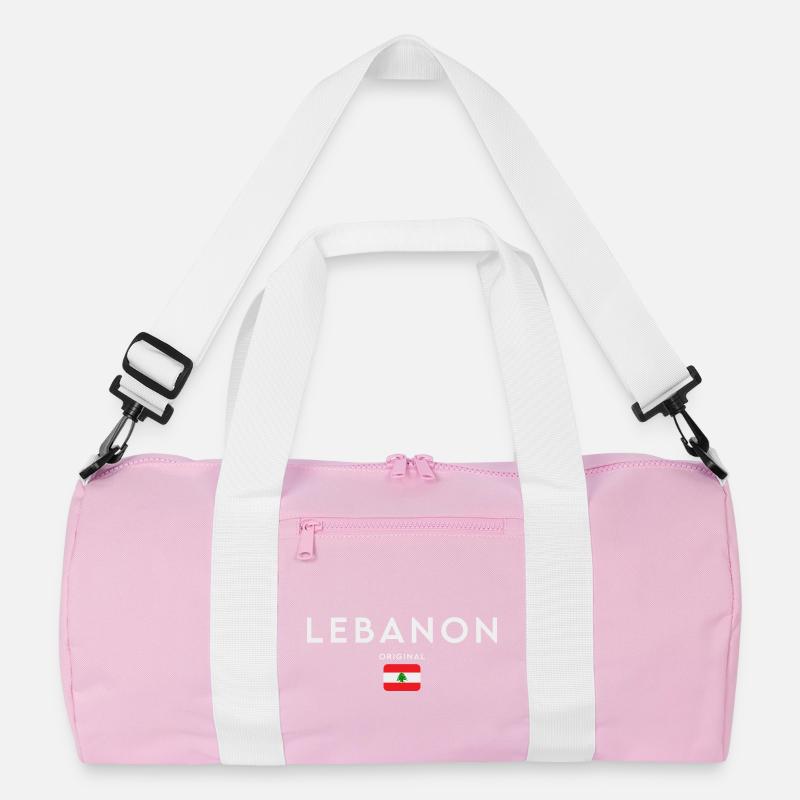 Flagge des Libanon, Libanesischer Stolz Recycelte Duffel Bag