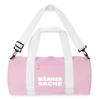 Men's business - Recycled Duffel Bag - pink/white - Front
