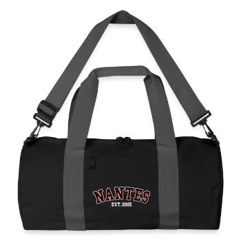 Nantes Fondée en 2005 - Sac de sport recyclé - noir/gris graphite - Devant