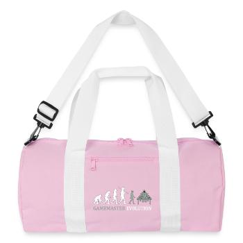 Gamemaster Evolution – Conception de jeux de rôle sur table - Sac de sport recyclé - rose/blanc - Devant