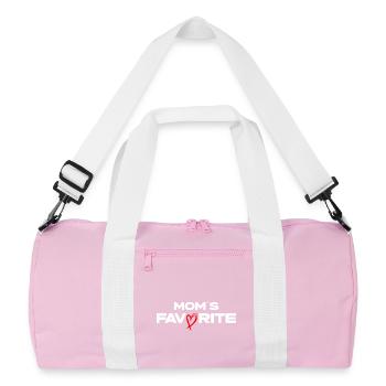 Favorite Moms - Recycled Duffel Bag - pink/white - Front
