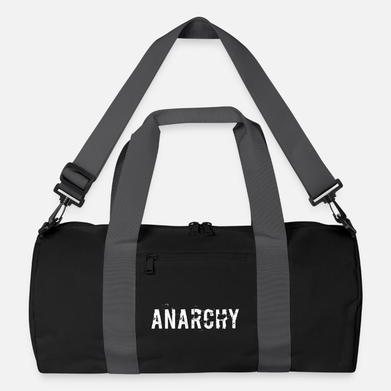 Anarchie - Recycelte Duffel Bag - Schwarz/Graphitgrau