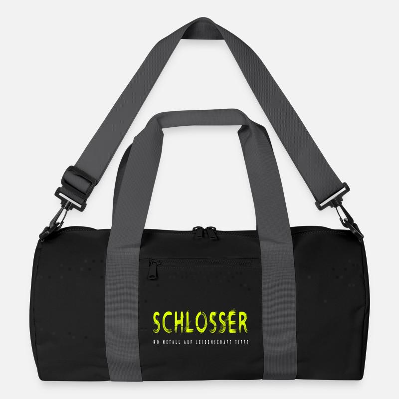 Schlosser Handwerker Design Recycelte Duffel Bag